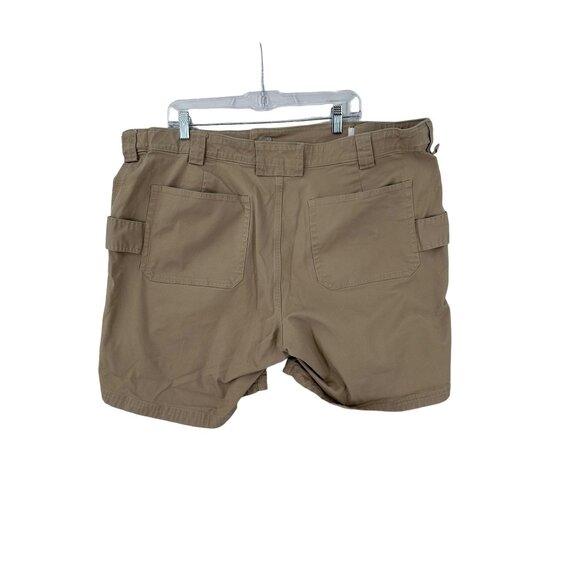 Duluth Trading Co Cargo Shorts Coolmax Flex Firehose Mens 46 Beige - Picture 12 of 15